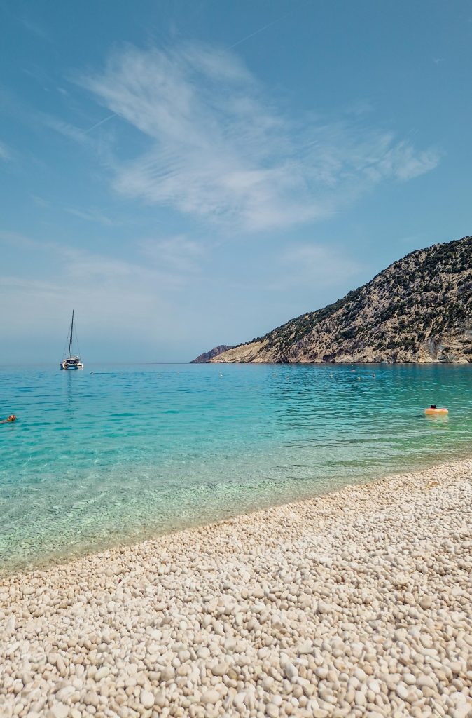 Schwimmen myrtos beach