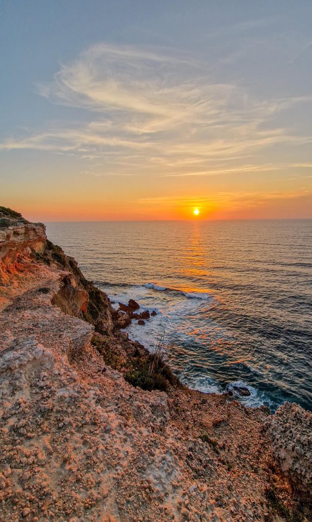 Sonnenuntergang am Torre di Capo Mannu