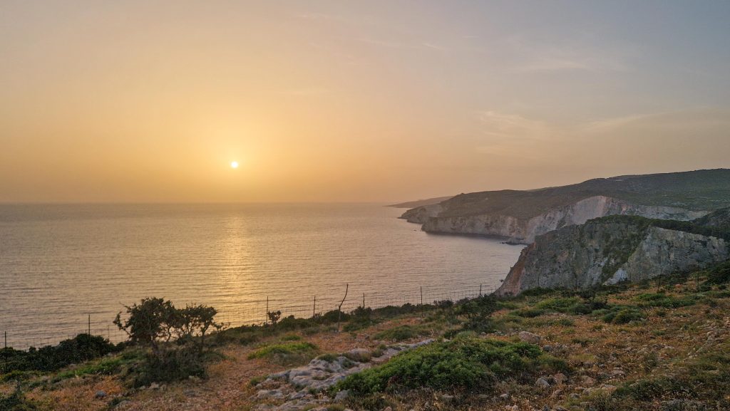 Sonnenuntergang über Zakynthos