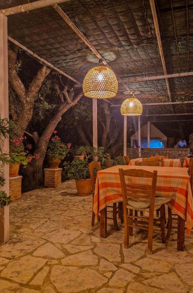 Abendessen in der Taverna Apelati Zakynthos