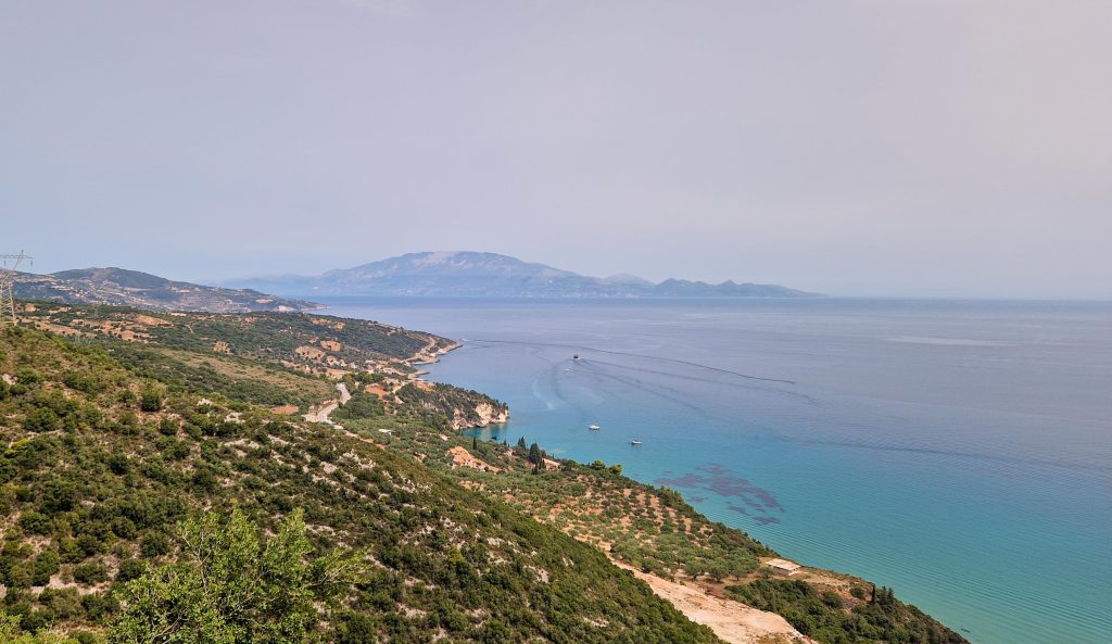 Ausblick über die Ostküste Zakynthos